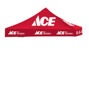 10' x 10' Ace Hardware Red Ace for Business Tent Topper