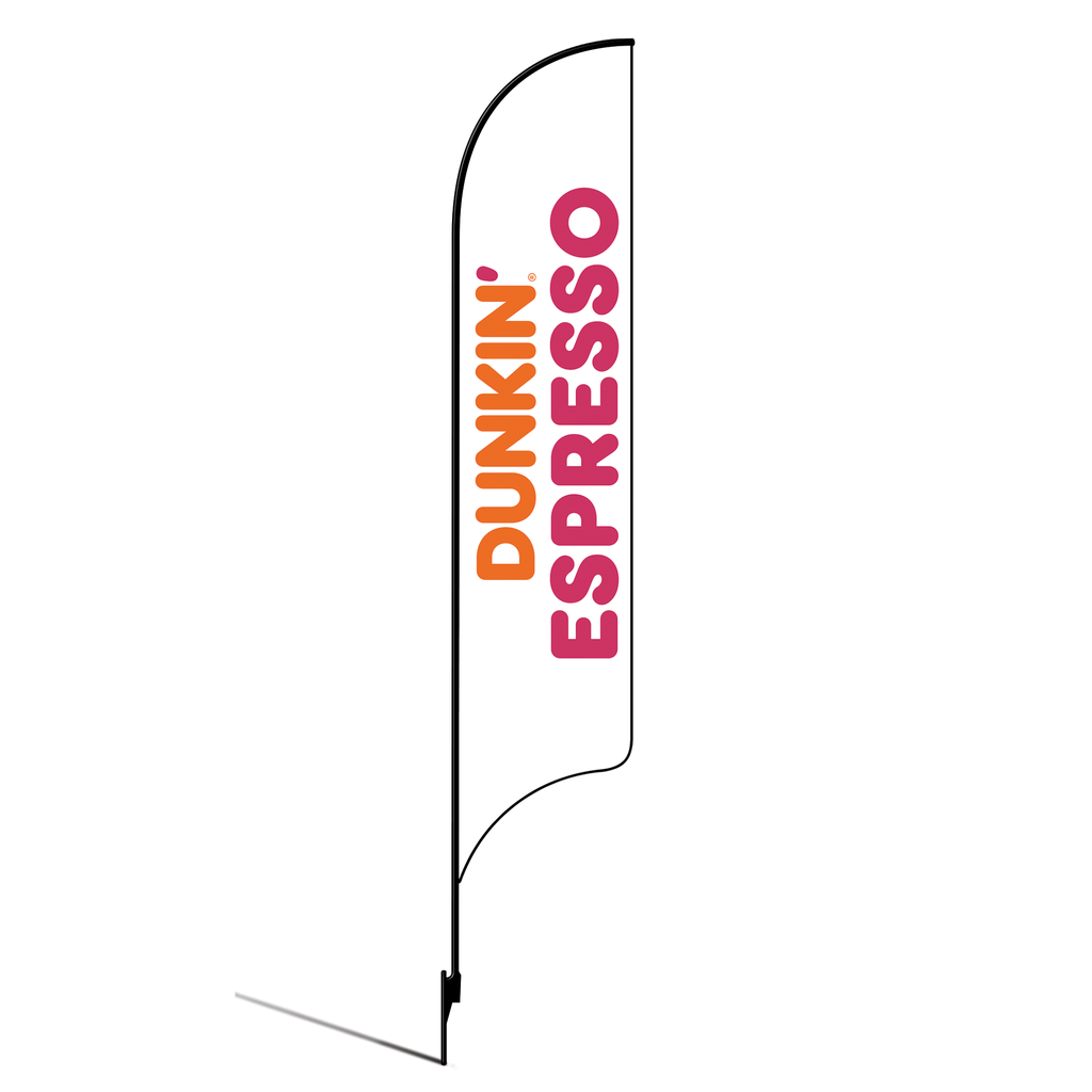 Kit for 15' Dunkin' Donuts White Espresso AdverSail
