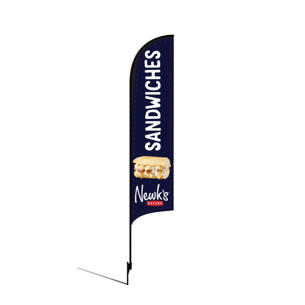 Kit for 15' Newk's Eatery Navy Sandwiches AdverSail (double-sided)