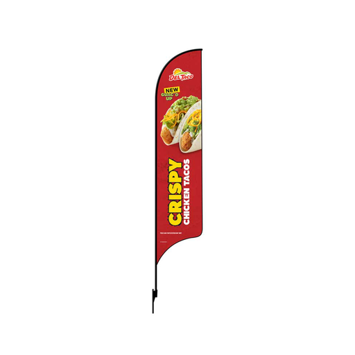 [None] 15' Del Taco Crispy Chicken Tacos AdverSail Flag Kit
